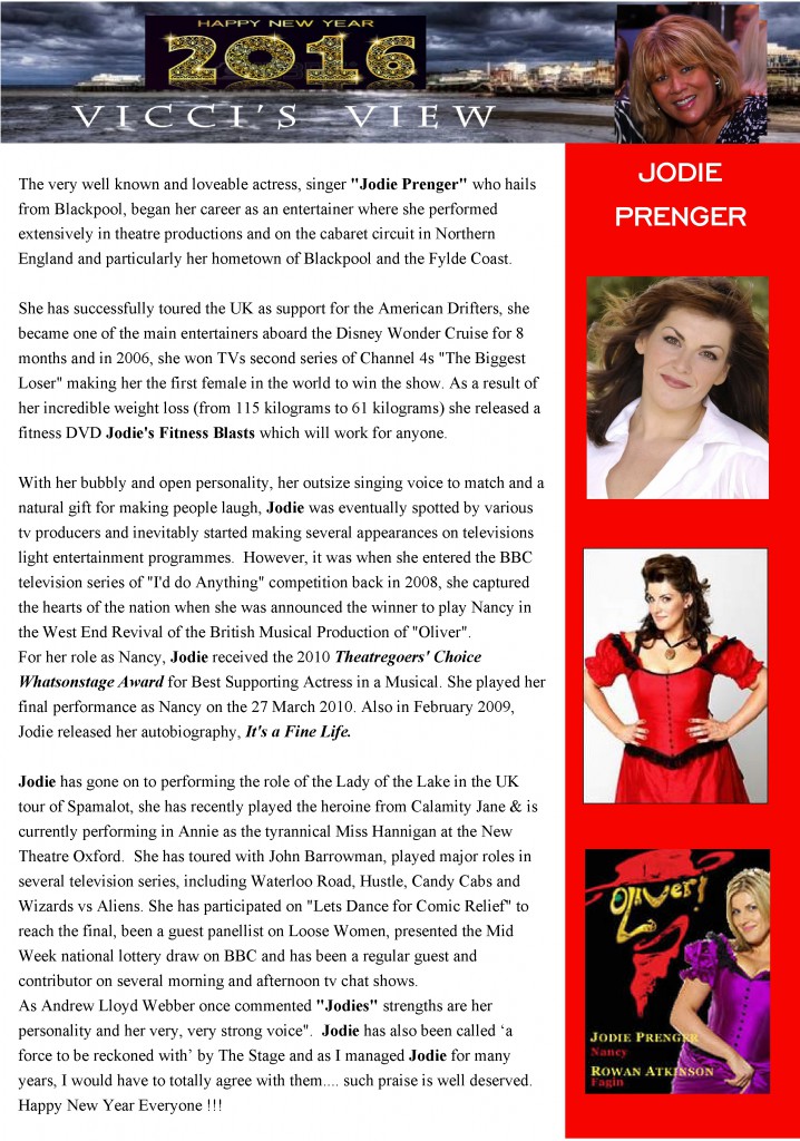 Jodie Prenger UK Cabaret