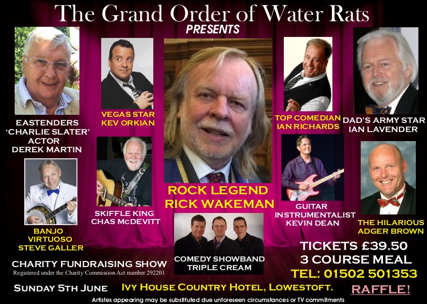 The Grand Order of Water Rats Ivy House Country Hotel | UK Cabaret