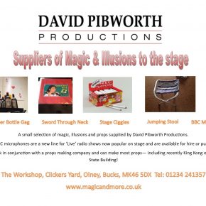 David Pibworth advert
